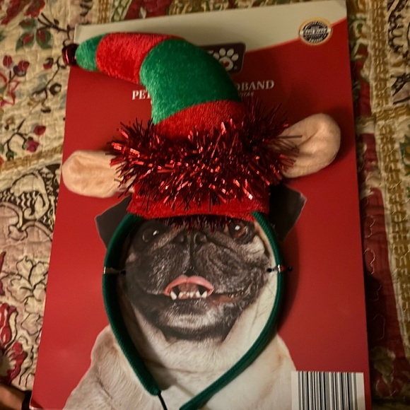 Head to Tail Pet Holiday Headband Adjustable Strap - Picture 1 of 2